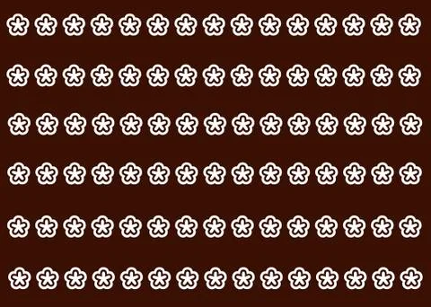 White snowflakes Stock Illustration