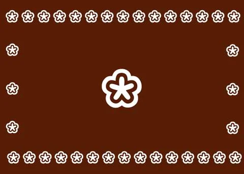 White snowflakes Stock Illustration