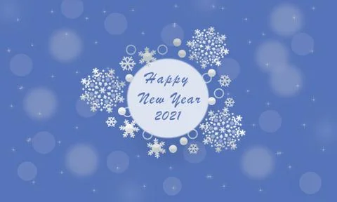White Snowflakes Illustrazione stock