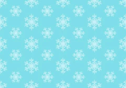 White snowflakes seamless pattern. Winter christmas background 스톡 일러스트
