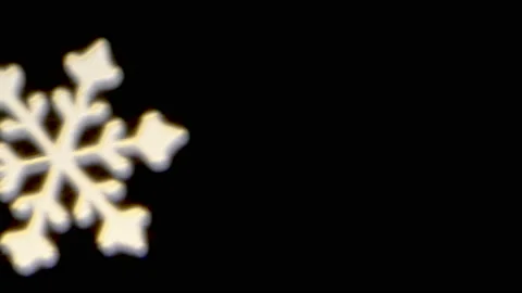 The white snowflakes as seen on a closer look in Estonia Stock Footage 170323144