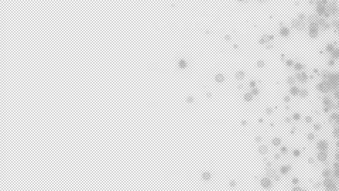 White snowflakes snowfall winter confetti looped slowly falling snow transpar Stock Footage 197892919