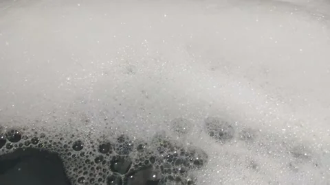 White soap foam bubbles Stock-Footage 221837295