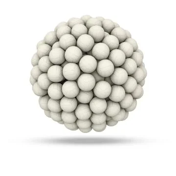 White soccer ball sphere Stock-Illustration