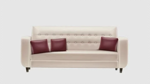 WHITE SOFA Stock Footage 241946113