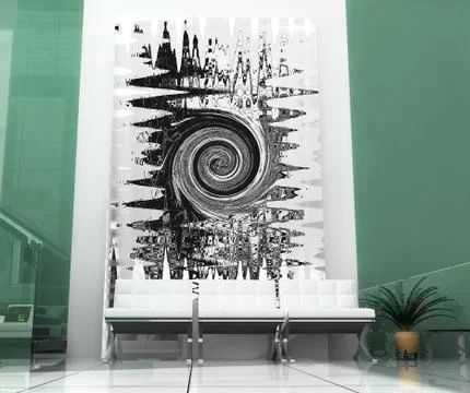 White sofa Stock Illustration