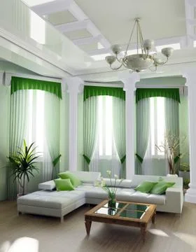 White sofa Stock Illustration