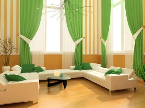 White sofa Stock Illustration