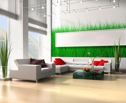 White sofa Stock Illustration