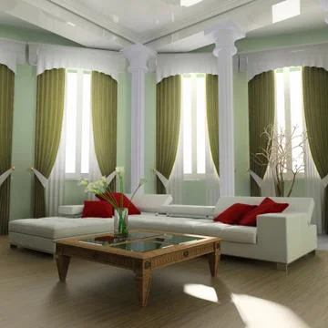 White sofa Stock Illustration