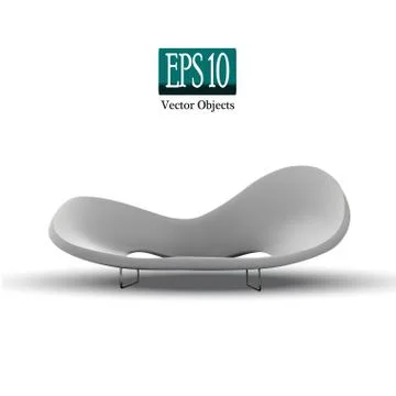 White sofa Stock Illustration