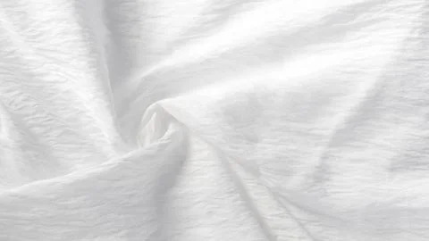 White soft fabric abstract background with elegant smooth flowing textile wav Stock Photos