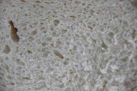 White soft inner side of bread Stock Photos