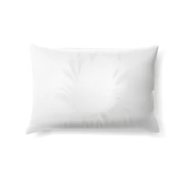 White Soft Pillow With Shadow Stock Illustration