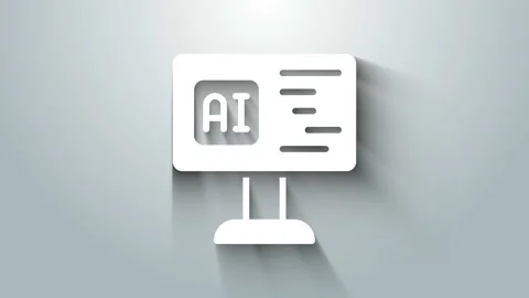 White Software, web developer programming code icon isolated on grey background Stock Footage 145995554