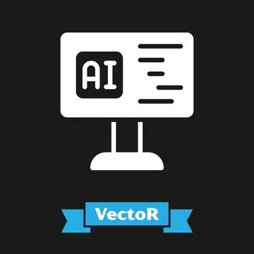 White Software, web developer programming code icon isolated on black background Illustrazione stock