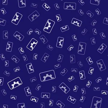 White Software, web development, programming concept icon isolated seamless Illustration