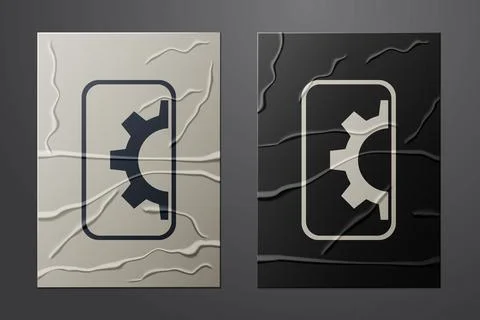 White Software, web development, programming concept icon isolated on crumpled Illustration