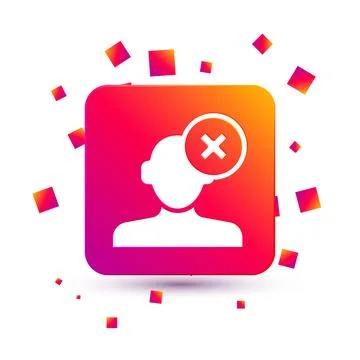 White Solution to the problem in psychology icon isolated on white backgrou.. Illustrazione stock