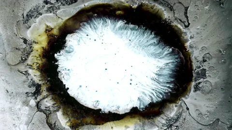 White Space Clouds Nebula Texture Background of cosmic star field galaxy Stock Footage 139015075