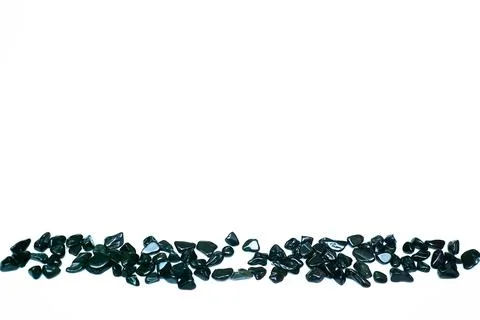 White space for text whith shining glittering black stones Stock Photos