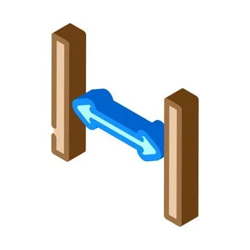 White space ux ui design isometric icon vector illustration Stock Illustration