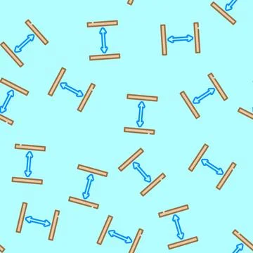 White space ux ui design vector seamless pattern Stock Illustration