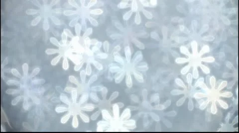 White Sparkle Snowflakes Background 7861 Stock Footage