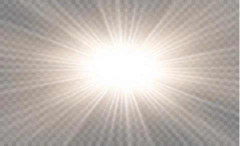 White sparks glitter special light effect. Vector sparkles on transparent Stock Illustration