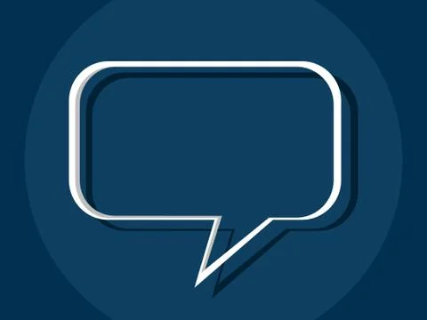 White speech bubble background. Squares.Communication Message.Vector illustra 스톡 일러스트