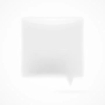 White speech bubble Stock Illustration