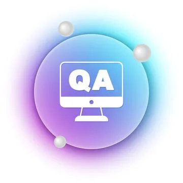 White Speech bubbles with Question and Answer icon isolated on white backgr.. Stock Illustration