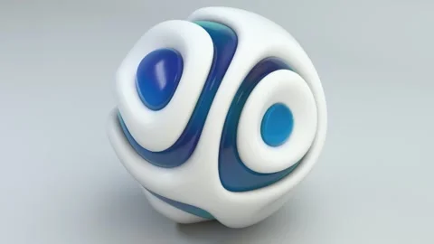 White Sphere Loop Stockbeeldmateriaal 294203116