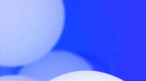 White spheres on blue background. Loop. Stock Footage 44563083