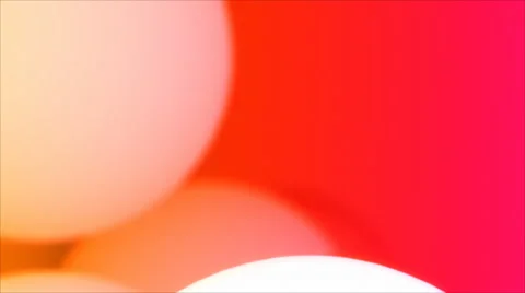 White spheres on red background. Loop. Stock Footage 44563076
