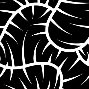 White spikes on black in a seamless pattern Stock Illustration