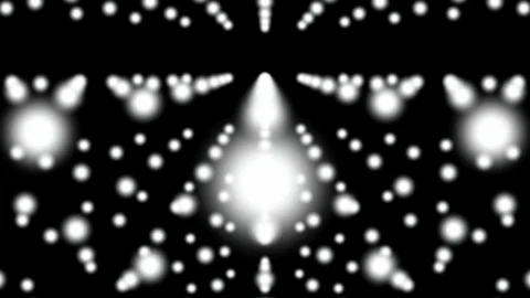 White spinning dots Stock Footage 95662898