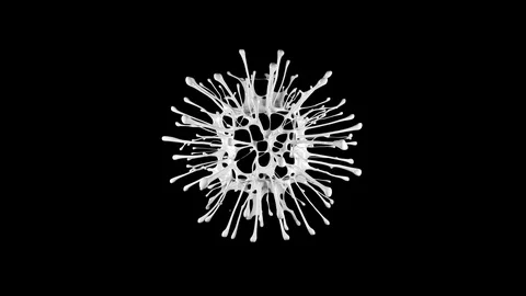 White splash Video stock 104906937