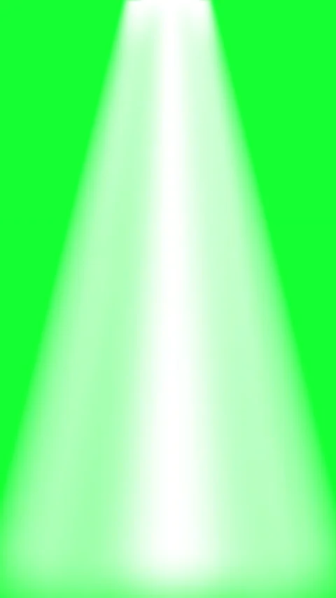 White Spotlight Effect on Green Screen Background Stock-Footage 346569078