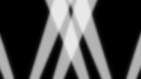 White spotlight seamless loop animation crossing on black background. Stock Footage 329394502