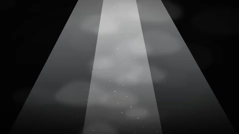 White Spotlight Smoke Dark Background - Abstract Loop Background 库存影片 344056894