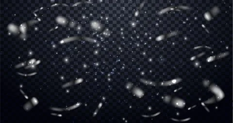 White spotlights. Light Effects. White sparks and stars glitter special light Stock Illustration