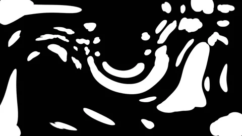 White spots of various shapes slowly and disproportionately Stock Footage 147529235