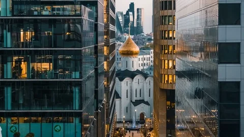 White Square And St. Nicholas Church Vídeo Stock 78486385