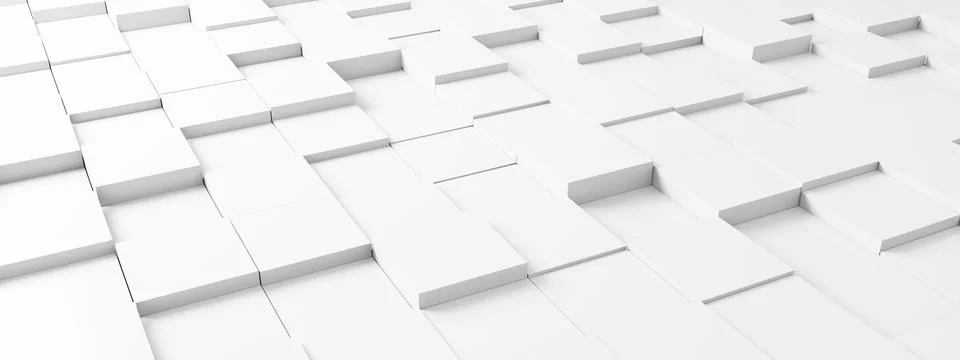 White square background in pixel style. Shape wide background in retro style. Stock Illustration