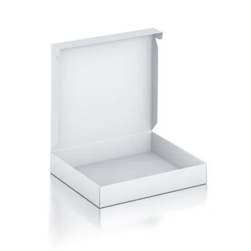 White square box Stock Illustration