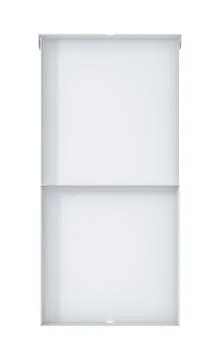 White square box Illustrazione stock