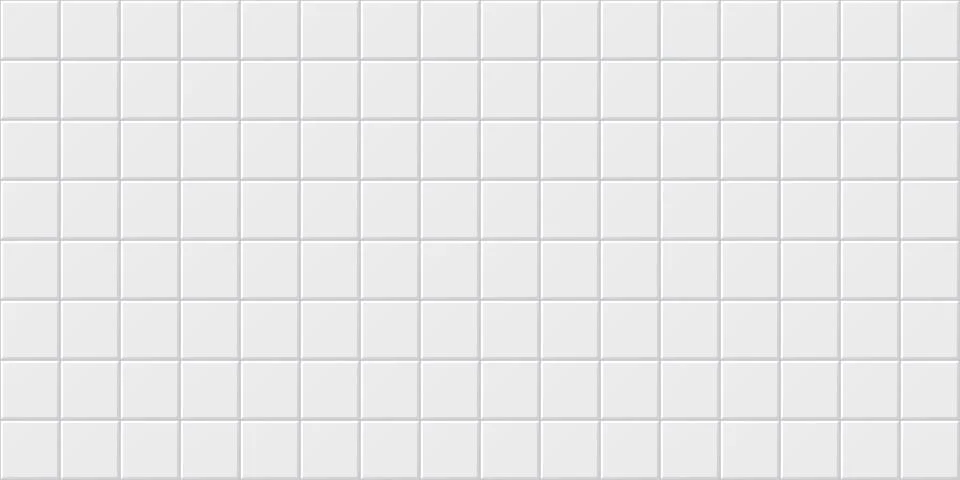 White square ceramic tile pattern background Stock Illustration