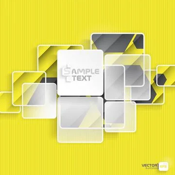 White Square Element On Stripes Background White Square Element On Stripes... Stock Photos