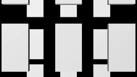 White square up Stock Footage 99724507